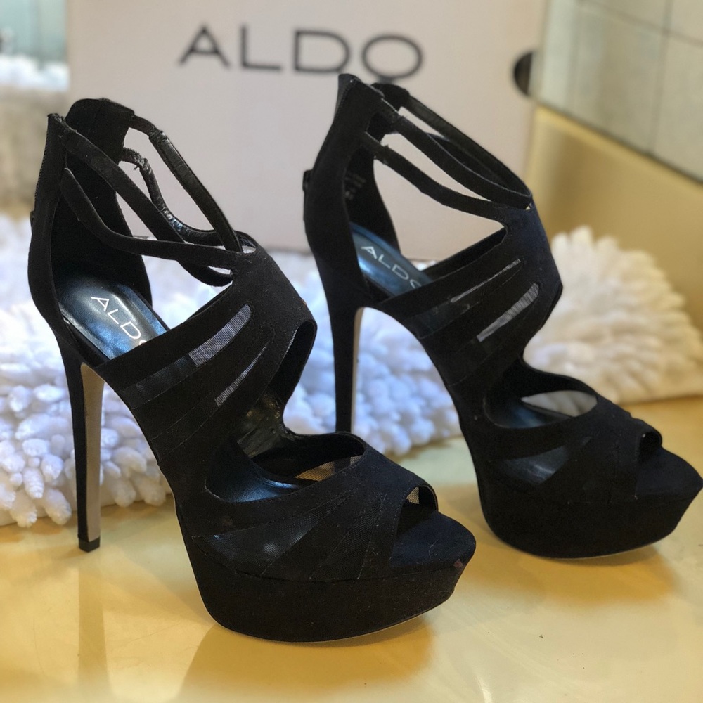 ALDO Black Heels. Size 8